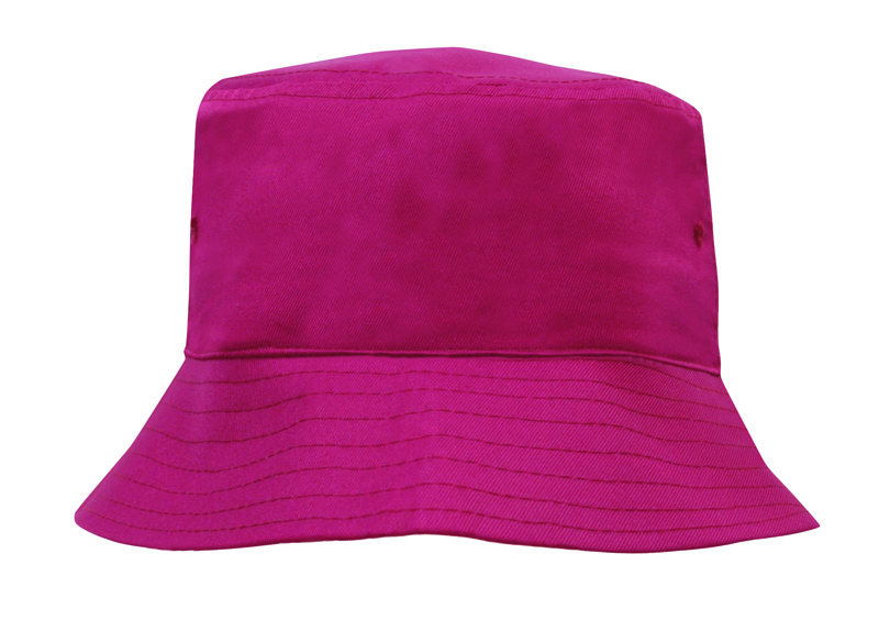 Breathable Poly Twill Youth Bucket Hat