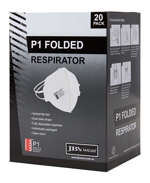P1 Vertical Fold Respirator 20pc